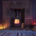 cosy fireplace