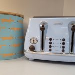 DeLonghi toaster and Scion breadbin